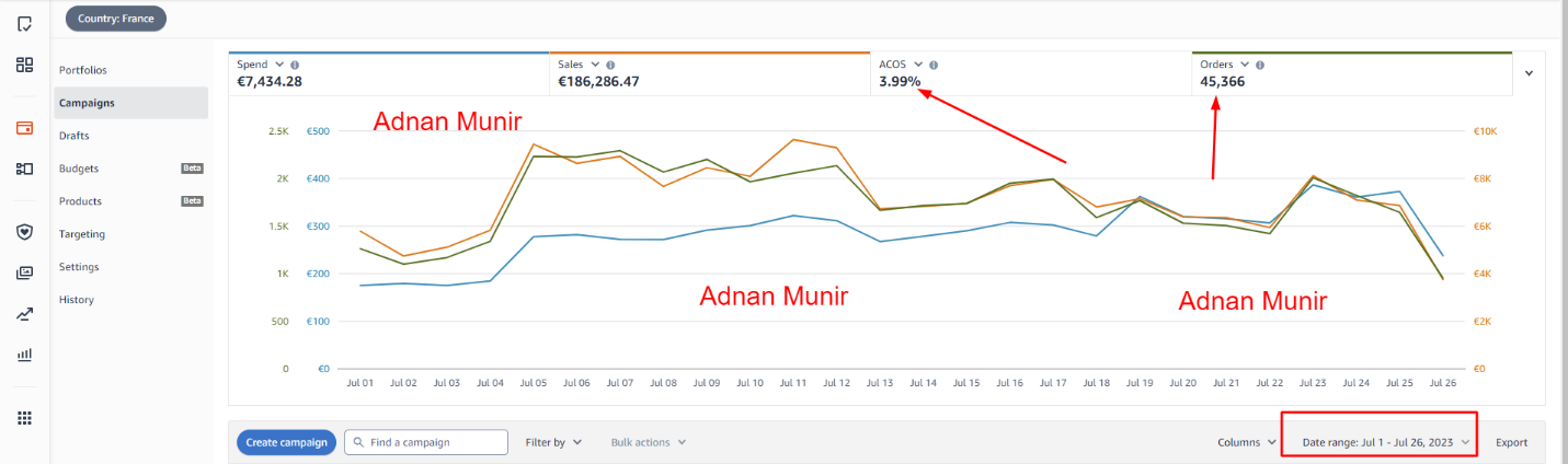Brand Total Sales and PPC